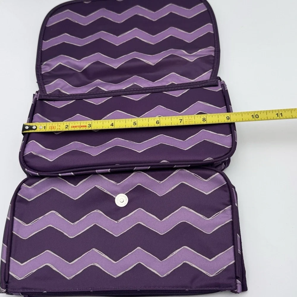 NEW Thirty-One True Beauty Bag Purple Plum Hostess Exclusive 2pcs Makeup Travel